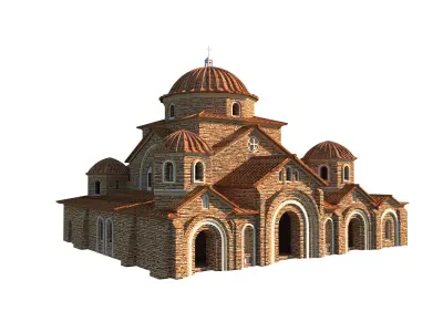 Greek Orthodox Church Concept 3D model