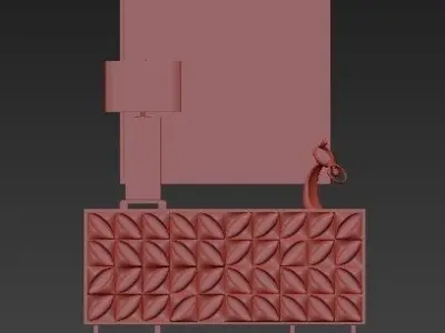 chest of drawers 23 3D model