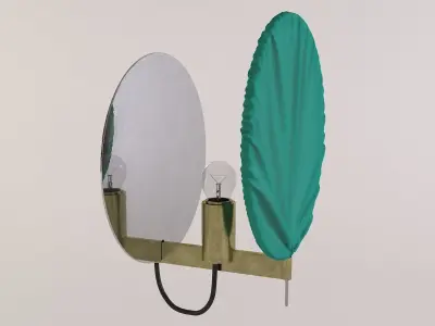 Guinea Wall Lamp 3D model