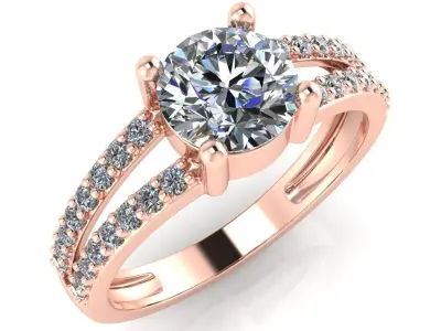 light weight gold diamond rings-C111116SKCH2026045-wt-0-5 3D print model purchase