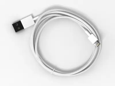 Apple Lightning Cable 3D model