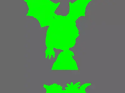 Space Orcs Inferno Flametail Attack Beast 3D print model