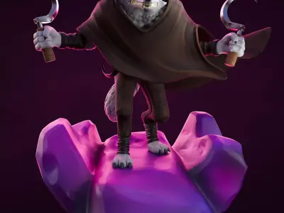 Death Wolf from Puss in Boots 3D print model