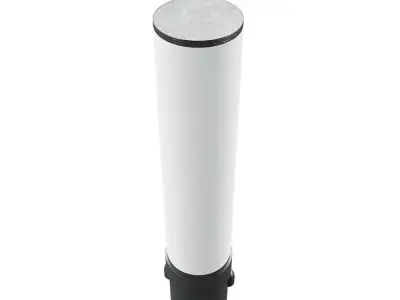 Contempo outdoor post light Low-poly 3D model