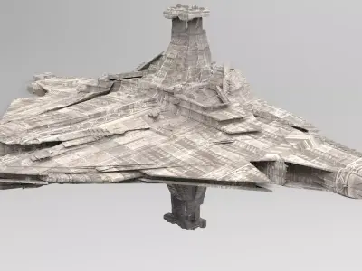 Colossal Space Temple 5  3D model