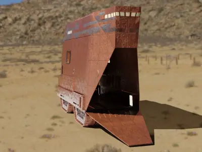 star wars sandcrawler  3D model