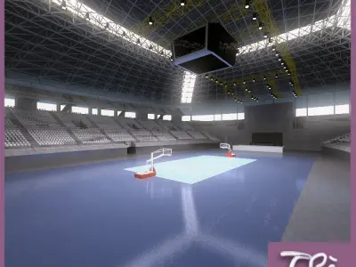 ST JORDI INDOOR PAVILION BCN 3D model