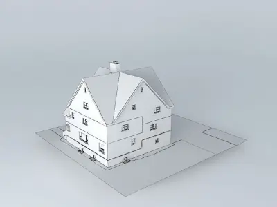 Big Old House Free 3D model