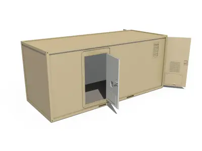 20ft Office Container Version 3 3D model