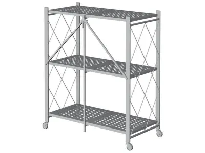 Floor Metal Rack 3D model