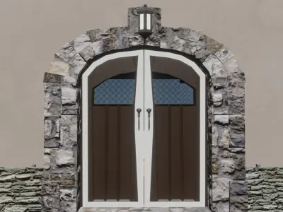 Cottage Inn Free low-poly 3D model