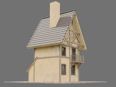 Wood Game Hause 3 3D model