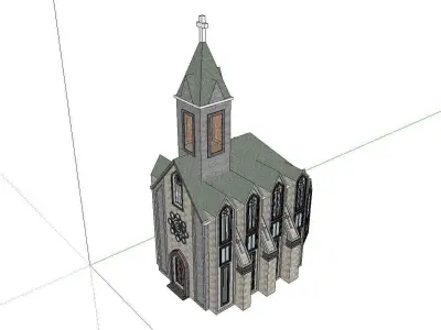 Architecture-Religion-God-Culture-Temple-0106 church 3D model