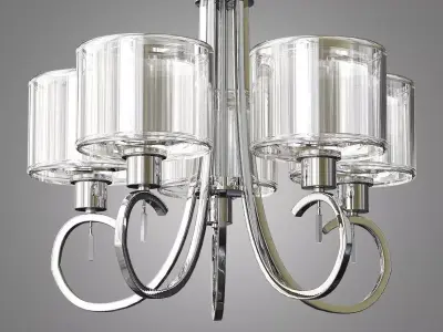 Progress Lighting Invite Collection 5Light 3D model