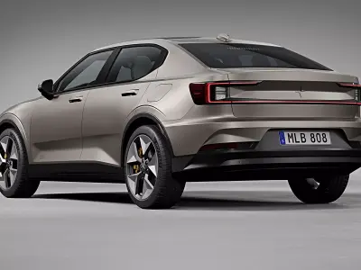 2023 Polestar 2 3D model