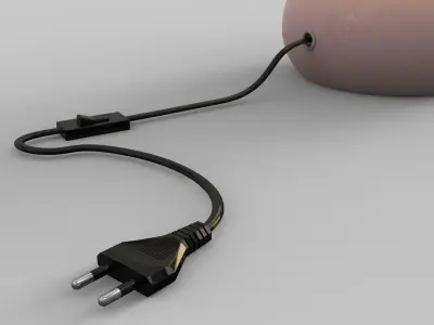 Table lamp 3D model 100