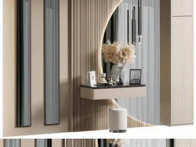 Hallway Set N4 3D model