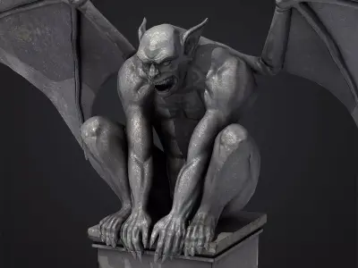 Gargoyle Statue 3D model