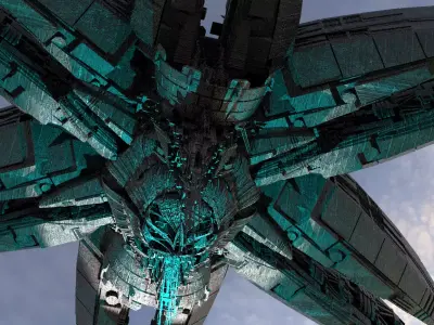 Galactic Terra former large 4  3D model