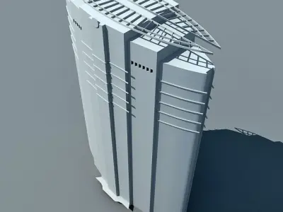 Fourth Collection of 10 Buildings  3D model