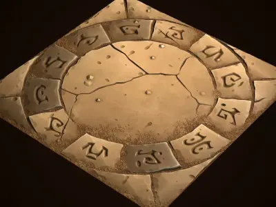 Stylized floor material Texture