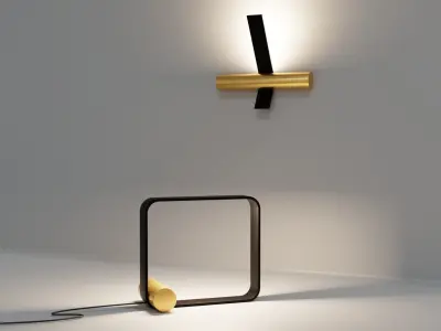 Set of lights design 3D model