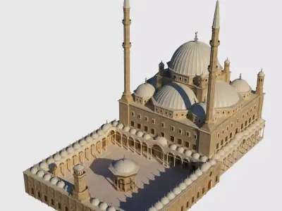 Muhammad Ali Mosque 3D model