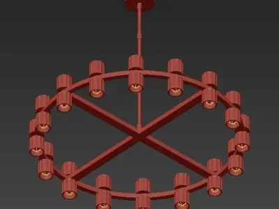 Zhongshan chandelier 3D model