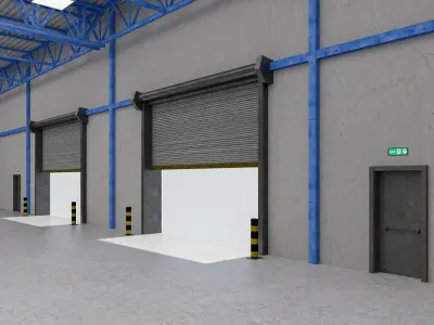 Warehouse 10 interior 3D model