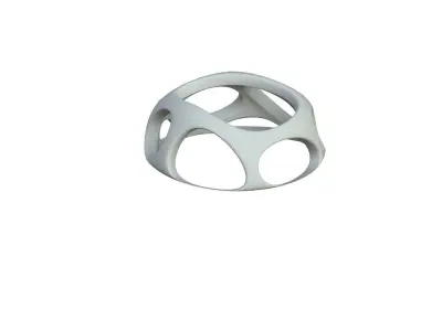 SciFi Cube Object No 53139 Low Poly Shape Low-poly 3D model