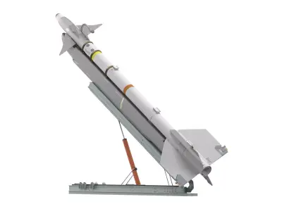 R-73 AA 11 Archer SeeDragon Launcher Low-poly 3D model