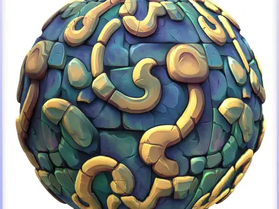 Stylized Wall Seamless Texture Texture 133