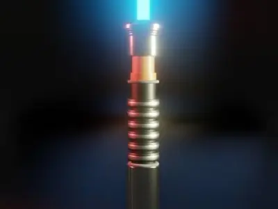Lightsaber star wars light saber Free 3D model