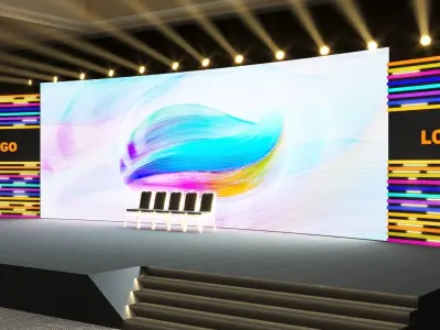 Virtual Stage  Free 3D model