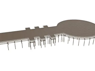 Pier Structure  3D model
