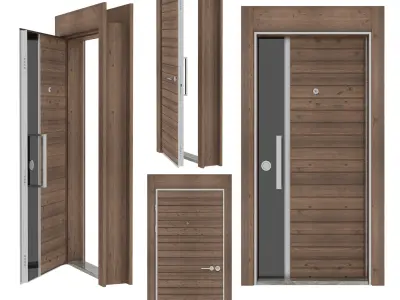 Steel Door 3D model