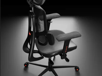 gaming and office chair 3D model