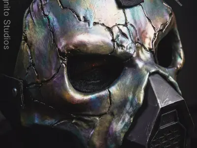 METAL PHANTOM IRIDESCENT MASK 3D print model