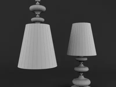 Barovier  Toso lamp 3D model