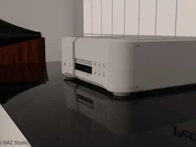 High-end SACD Esoteric P-02 3D model