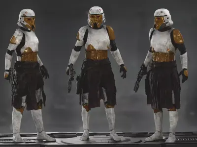 Enoch Low-poly 3D model