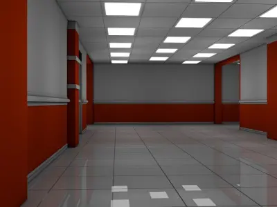 Apartment Hallway  3D model