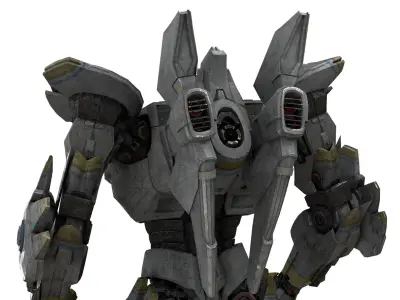 Pacific-RIm Striker Eureka Low-poly 3D model