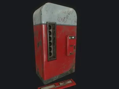 Vending Machine v1 pbr  Low-poly 3D model