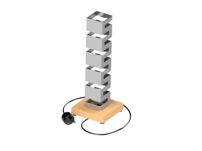 Lighting tube 3D print model