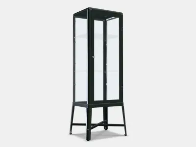 FABRIKOR Glass-door cabinet 2 Low-poly 3D model