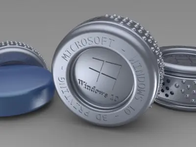 Windows 10 3D Builder Test Object Free 3D print model