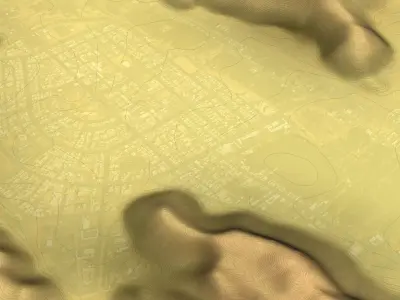 AlUla - 3D City Topography Terrain 3D Model Pack