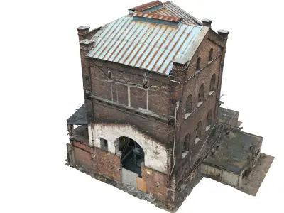 Abandoned Buildings Pack  3D model 3D model