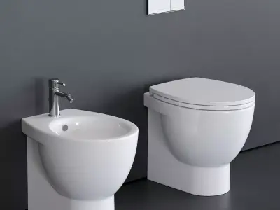 Ceramica Catalano New light WC Low-poly 3D model